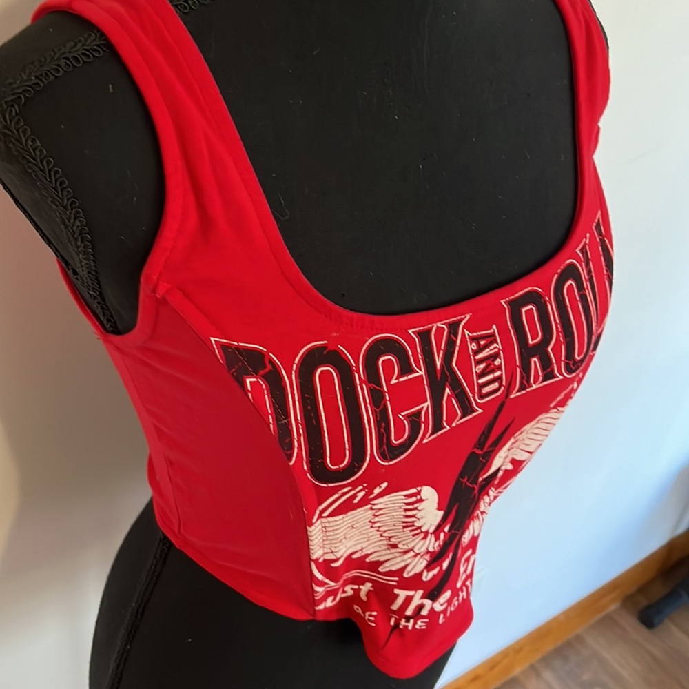Red Corset Top - Picture 2 of 8